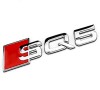 Emblema SQ5 Crom Portbagaj Audi, Metal, 12x3cm, Prindere 3M