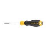 Stanley STHT16161-0, surubelnita Cushion Grip cu varful cruce Pozidrive PZ0 si lungimea tijei de 60mm, PZ0x60