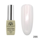 Oja semipermanenta, Milkshake Glitter, Global Fashion 8ml, 255