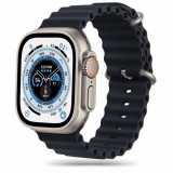 Curea Tech-Protect Iconband Pro pentru Apple Watch 4/5/6/7/8/9/Se/Ultra 1/2 (42/44/45/49 mm) Negru, Silicon