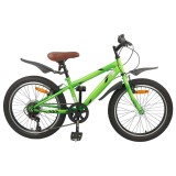 vidaXL Bicicletă pentru Copii 20 Inci 6-Speed pentru 6-11 ani Verde 42009389