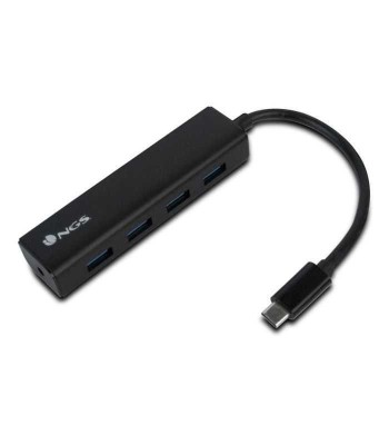 Hub USB type C NGS Wonder Hub4 4 porturi USB 3.0 negru foto
