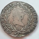 Austria 20 Kreuzer 1784 A argint Joseph ll