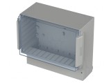 Carcasă montare pe perete ABS gri 296x281x158 mm