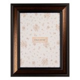 Cumpara ieftin Rama foto masa plastic maro negru 15x2x20 cm, 10x15 cm