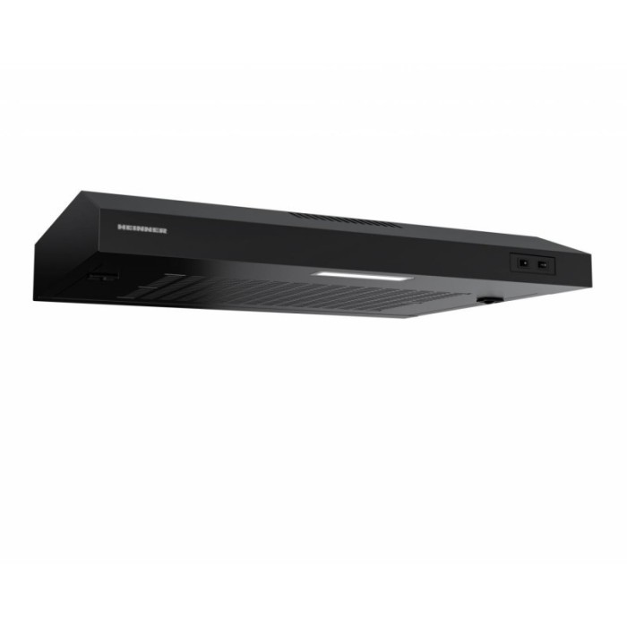 Hota traditionala Heinner, 60cm, 190 m3/h, 2 trepte de viteza, Negru