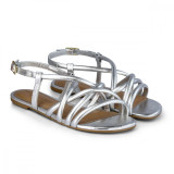 Sandale Fete Bibi Little Me Silver 38 EU, Argintiu, BIBI Shoes
