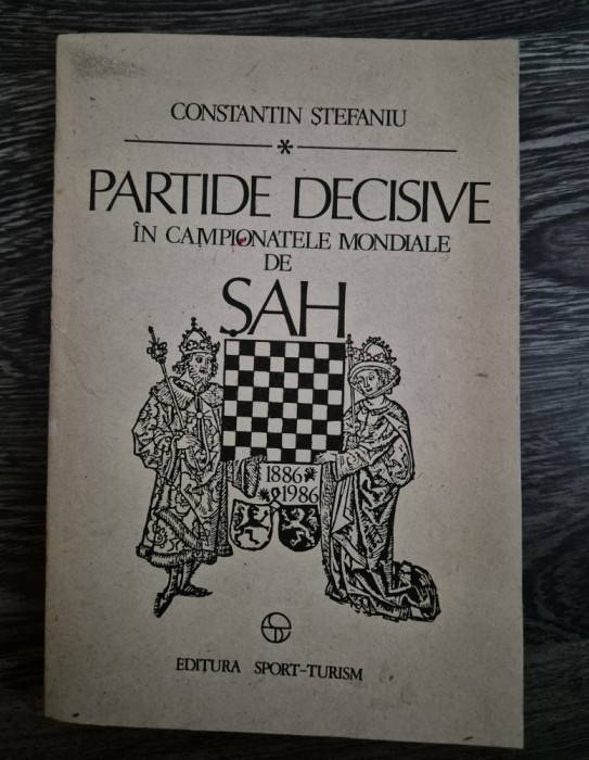 Carte Sah Constantin Stefaniu Partide decisive