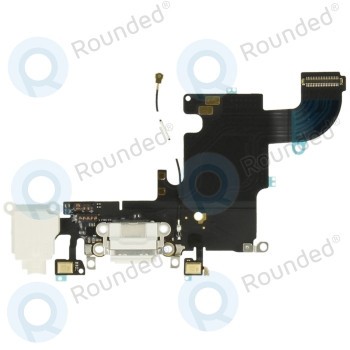 Conector de &amp;icirc;ncărcare flex alb pentru iPhone 6s foto