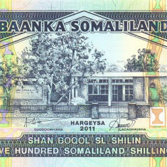 SOMALILAND █ bancnota █ 500 Shillings █ 2011 █ P-6h █ UNC █ necirculata