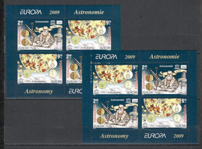 Romania.2009 EUROPA:Astronomie-Bl. TR.518