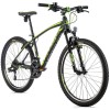 Bicicleta MTB 26 Leader Fox MXC Gent, 21 Viteze, Furca Zoom, Cadru 20 Verde/Negru, Aluminiu, Shimano