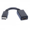 Adaptor DeTech DisplayPort (male) la HDMI (female), negru