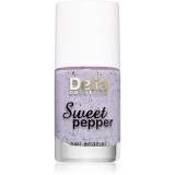 Delia Cosmetics Sweet Pepper Black Particles lac de unghii culoare 04 Lavender 11 ml