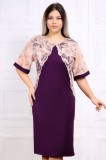 Rochie Eleganta Ami Mov Pruna - 46Marimea, Yves