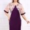 Rochie Eleganta Ami Mov Pruna - 56Marimea