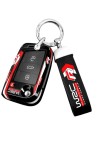 Husă cheie auto si breloc ABS+TPU compatibil VW Polo Tiguan Tayron T-ROC Golf 7 MK7