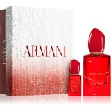 Armani S&igrave; Passione Red Musk set cadou pentru femei