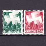 Cumpara ieftin ✅ (S44) Germania Reich 1936 - &quot;Ziua Partidului - NSDAP &quot; ,serie Mi.632/633 , MH