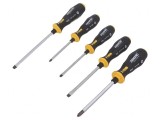 Kit șurubelnițe Phillips și plate ERGONIC 5 buc.