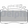 Set placute frana fata DELPHI, Alfa Romeo Giulia (952 ), 10.2015-, Stelvio (949 ), 12.2016-, Fata; puntea fata