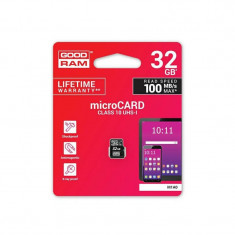 Card MicroSD 32GB (Clasa 10) GoodRam foto