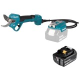 Makita DUP180Z + BL1830B - Foarfeca de gradina pentru crengi 30 mm + Acumulator Li-Ion 18 V 3 Ah