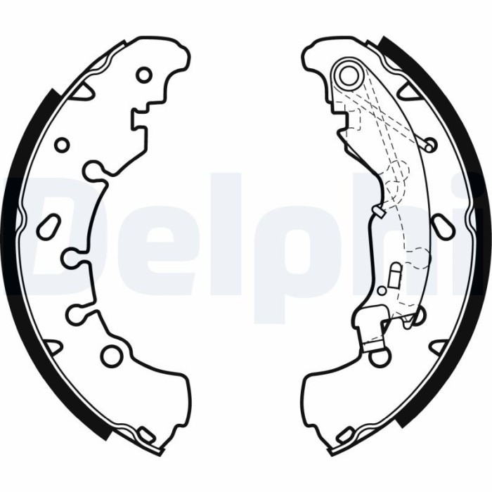 DELPHI LS1980 Set saboti frana