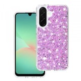 Husa pentru Samsung Galaxy A26 A266, Techsuit, Sparkly Glitter, Magenta