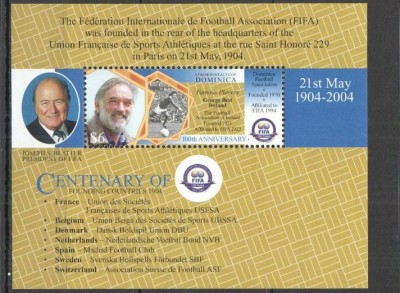 DOMINICA 2004 FOTBAL CENTENAR FIFA foto