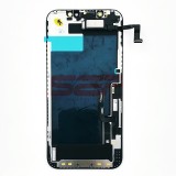 Display LCD Touchscreen cu Rama iPhone 12 / 12 Pro Negru Service Pack (Difuzor, Set Suruburi)