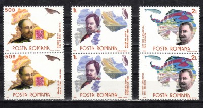 A11 TX9 12 - 1986 - Cercetatori romani in zonele polare - perechi de doua foto
