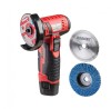 Polizor Unghiular cu Acumulator Raider RD-CAG72, 12V, 75mm, 2Ah, Li-Ion, 19500 RPM, Disc 10mm