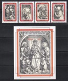 Uganda 1993 - Crăciun - Tablouri de D&uuml;rer, Serie scurta + Colita, MNH, Nestampilat