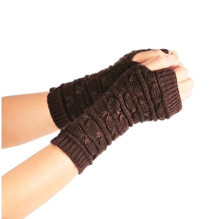 Manusi tricotate fara degete