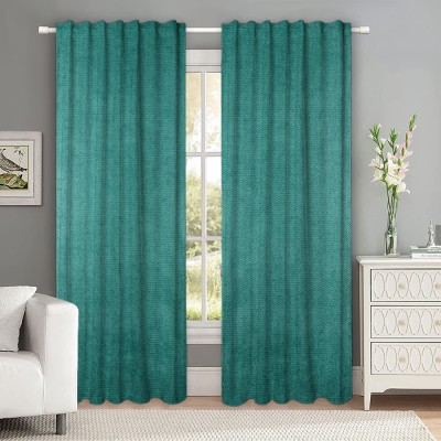Draperie tip tesatura in cu rejansa transparenta cu ate pentru galerie, Madison, 150x240 cm, densitate 700 g/ml, Nin, 1 buc foto