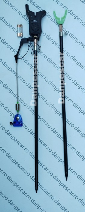 Avertizor pentru pescuit la Feeder FL cu picheti si swinger mkm2