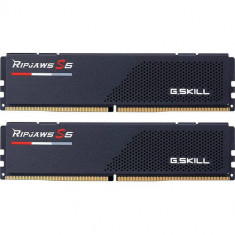 Memorie G.SKILL Ripjaws S5 Black 64GB (2x32GB) DDR5 6000MHz CL30 Dual Channel Kit