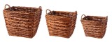 Cumpara ieftin Set 3 cosuri depozitare 44 x 34 x 36, 55 x 38 x 44, 63 x 47 x 51 cm
