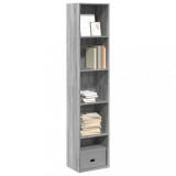 VidaXL Bibliotecă, gri sonoma, 40x30x189 cm, lemn prelucrat 857890