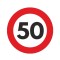 Autocolant limita viteza 50 Eurowest