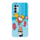 Husa compatibila cu Oppo A74 5G model Dexter Laboratory, Silicon, TPU, Viceversa, Transparent, Carcasa