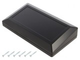 Carcasă desktop ABS neagră 180x100x41.5mm, KRADEX