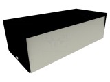 Carcasă universală oțel neagră 89x203x64 mm