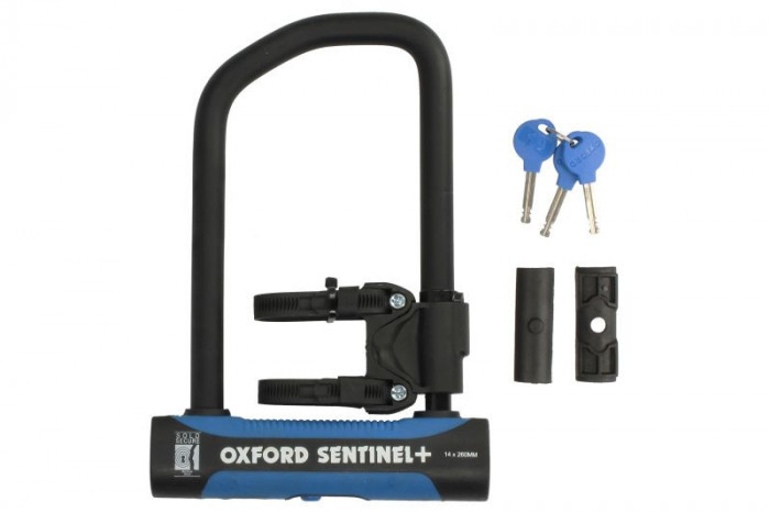 Antifurt U-Lock Oxford Sentinel Pro 260mm x 177mm, negru