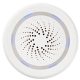 Dispozitiv de alarma Nedis WIFISI10CWT, cu conexiune Wi-Fi, 85dB, alb