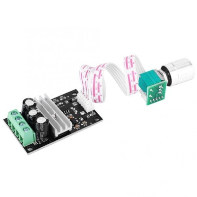 Controler motor DC 6-28V ( 3A - 80W) PWM / Speed controller foto