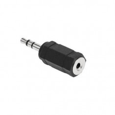 Adaptor Generic Jack 2.5 mm Male - Jack 3.5 mm Female Black foto