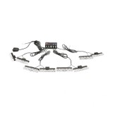 Cumpara ieftin Set 8 stroboscoape 12V cu 4 LED-uri lumina galbena, Breckner Germany
