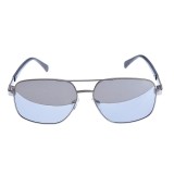 Ochelari de soare argintii cu lentile in degrade